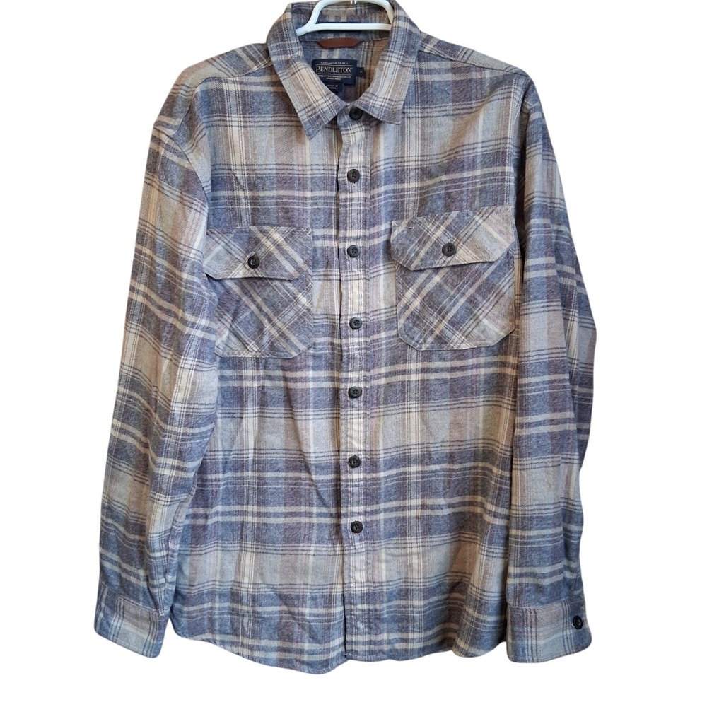 Pendleton Burnside Plaid Ls Doublebrushed Flannel… - image 2